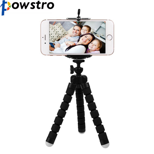 Universal Black Mini Flexible Tripod  Bracket Stand for iPhone Cellphone DSLR Camera Drop Shipping Support