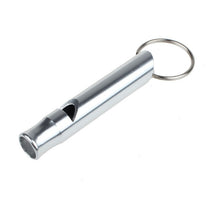 Load image into Gallery viewer, Mix Aluminum Emergency Survival Whistle Keychain For Camping Hiking
