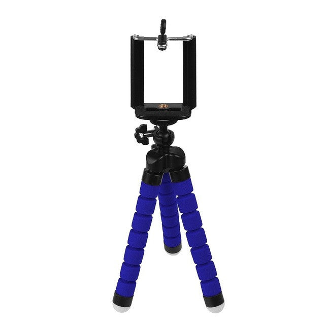 FORNORM Mini Draagbare Flexibele Tripod Houder Stand With Phone Holder Bracket Stand Tripod Kit For iPhone Cellphone DSLR Camera