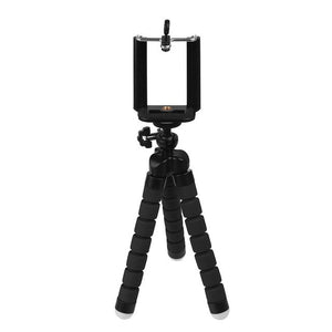 FORNORM Mini Draagbare Flexibele Tripod Houder Stand With Phone Holder Bracket Stand Tripod Kit For iPhone Cellphone DSLR Camera