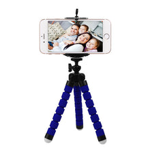 Load image into Gallery viewer, FORNORM Mini Portable Flexible Tripod with Phone Holder Bracket Stand Tripod Kit for iPhone7 Xiaomi For Samsung Mobile phone DSL