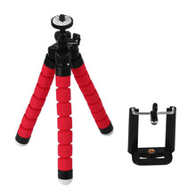 Load image into Gallery viewer, Mini Portable Flexible Tripod with Phone Holder Bracket Stand Tripod Kit