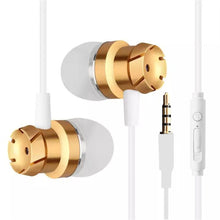 Load image into Gallery viewer, In-Ear Supper Bass Metal Earbuds Earphone Headphone Microphone 3.5mm