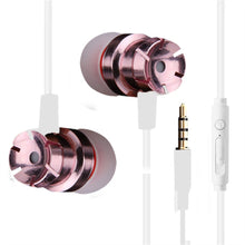 Load image into Gallery viewer, In-Ear Supper Bass Metal Earbuds Earphone Headphone Microphone 3.5mm