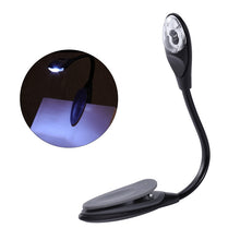 Load image into Gallery viewer, Mini Portable Clip-on Adjustable LED Book Light Flexible Desk Lamp