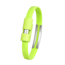 Load image into Gallery viewer, Wristband Micro USB Cable Charger Charging Data Sync For Android Cell Phone