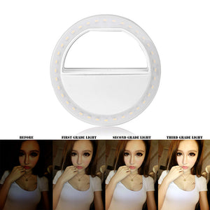 Flash 36LED Photographic Dimmable Camera USB Charge Selfie Portable Flash Led Camera