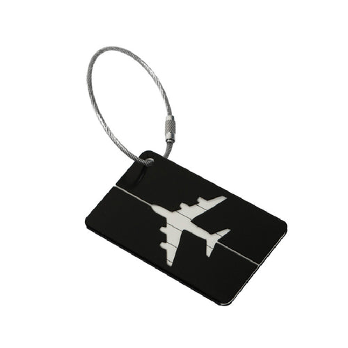 Luggage Tags Suitcase Label Name Address ID Aluminium Travel Tag