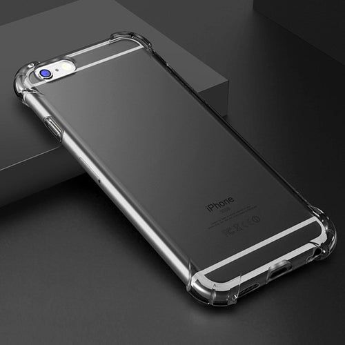 Phone Cover Slim TPU Case Transparent Cushion Shockproof Soft Protector Shell for iPhone 6s