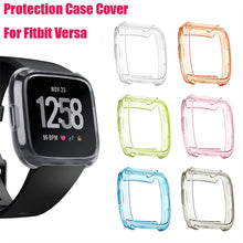 Load image into Gallery viewer, TPU Silicone Cover Case Watch Casing Guard Protector For Fitbit Versa Smart Band