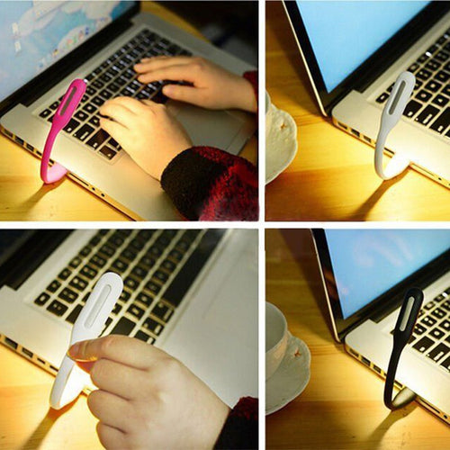 Flexible Mini USB LED Light Lamp For Computer Notebook Laptop PC Reading Bright Random Color