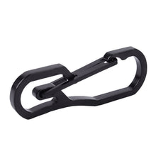 Load image into Gallery viewer, Multi-function Stainless Steel Survival Tool Hook Keychain Cutting Outdoor Tools Hanging Buckle Keyring Camping Hiking Tools