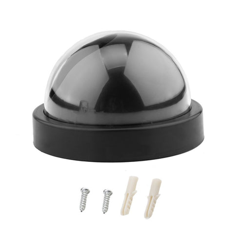 Dummy Imitation Surveillance CCTV Home Security Dome Camera with LED Light
