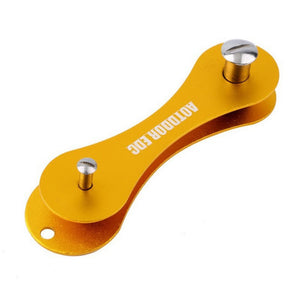 New Travel Kits Smart Key chain Hard Oxide Aluminum Key Clip Folder Chain Pocket Tool CAD