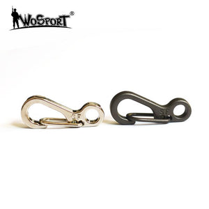 Mini Buckle Snap Spring Clip Hook Carabiner Backpack Key Ring Tactical Tool Kits