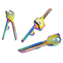 Load image into Gallery viewer, New Smart Tech Key 6 in 1 Xt Tool Stainless Steel Keychain Ring Utilikey