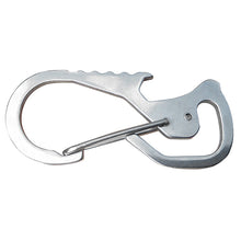 Load image into Gallery viewer, Outdoor Multifunctional Mountaineering Buckle Aluminum Alloy Bottle OPener Fast Hanging Key Ring EDC Backpack Hook