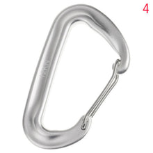 Load image into Gallery viewer, Aluminium Spring Clip Carabiner Hook For Climbing Quickdraw Equipment For 12KN