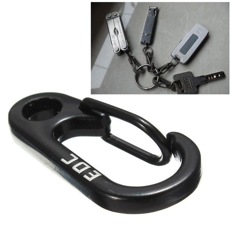 Simple Mini Spring Buckle Portable Tool Key Chain Ring Holder Men Women Car Keychain Metal Keyring Key Accessorities