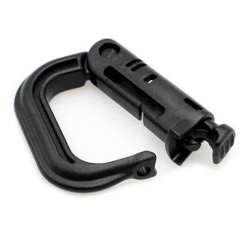 1 PC Carabiner Ring Clip Hook Rock Climbing Hiking Keychain Locking Buckle