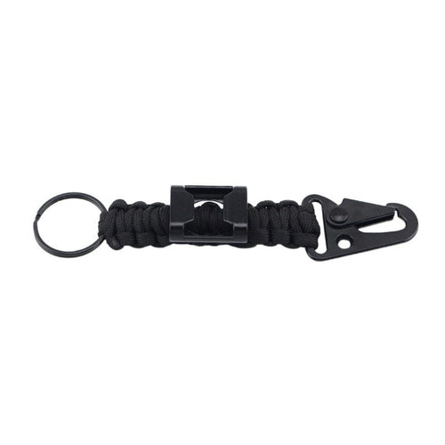 Outdoor Multi Tool Stainless Steel 7 Strand Braided  Hook Bottle Opener Key Chain Portable Corrosion Resistant Anti-aging Access