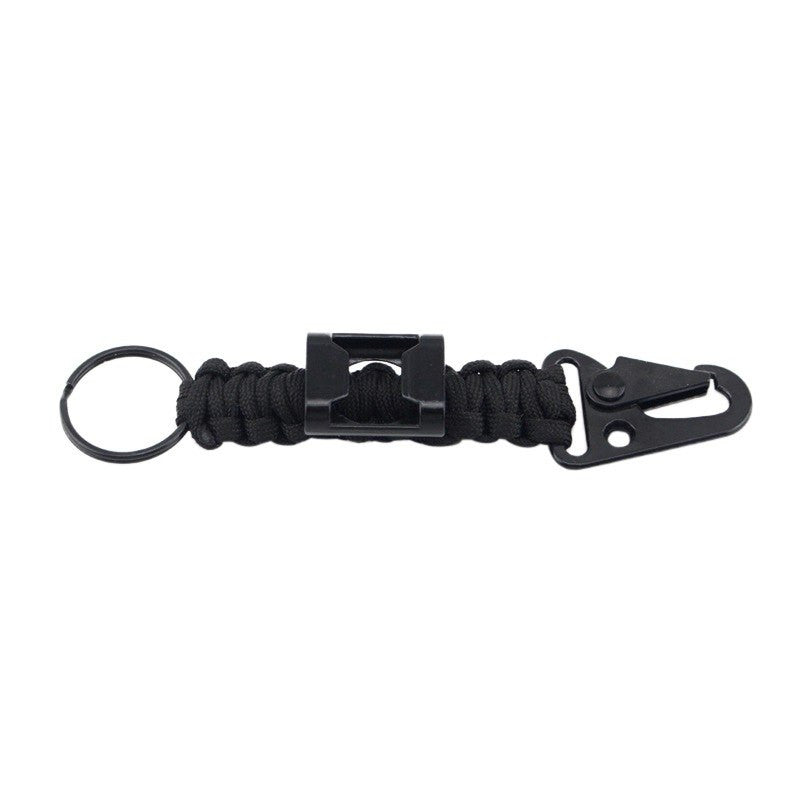 Outdoor Multi Tool Stainless Steel 7 Strand Braided  Hook Bottle Opener Key Chain Portable Corrosion Resistant Anti-aging Access