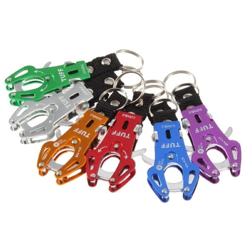 Color Bandom Outdoor Carabiner Aluminum Alloy Beverage Bottle Buckle Aluminum Alloy Carabiner Small Buckle