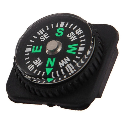 Mini Pocket Survival Button Compass for Bracelet Hiking Camping Outdoor New