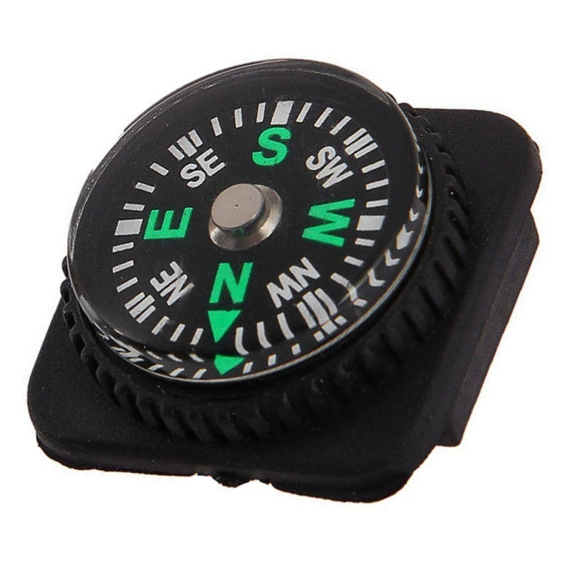 Mini Pocket Survival Button Compass for Bracelet Hiking Camping Outdoor New
