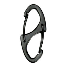 Load image into Gallery viewer, Metal 8 Shaped Buckle EDC Keychain Carabiner Fast Hook Tool Outdoor Camping
