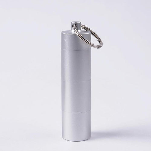 Portable Survival EDC Waterproof Capsule Seal Bottle Case Container Holder Tool