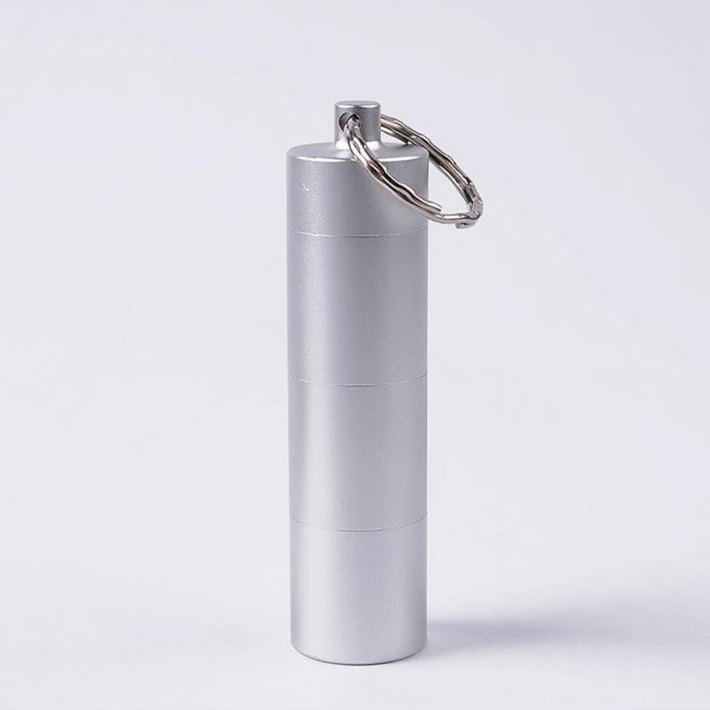 Portable Survival EDC Waterproof Capsule Seal Bottle Case Container Holder Tool