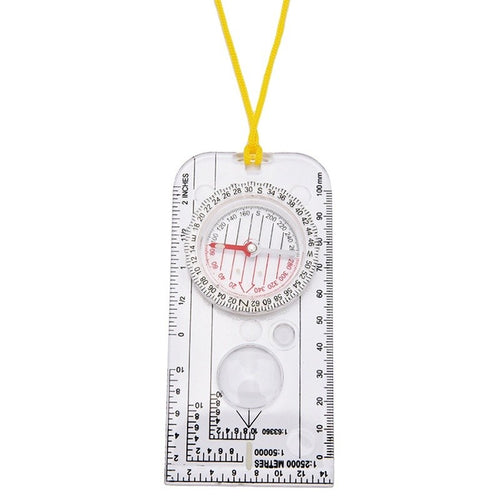 Magnifying Compass Army Scout Hiking Camping Boating Map Reading Orienteering LW