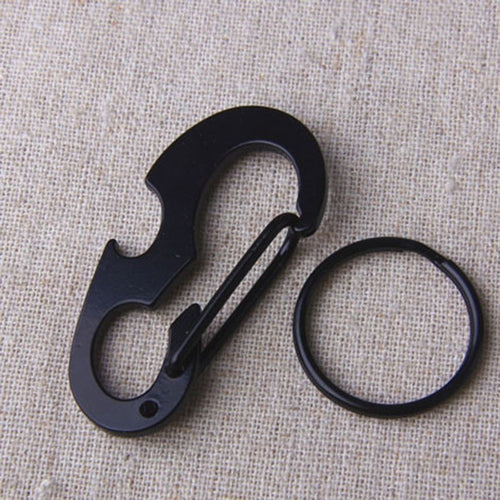 EDC Outdoor Camping Equipment Multifunction Tool Alloy style Carabiner Opener