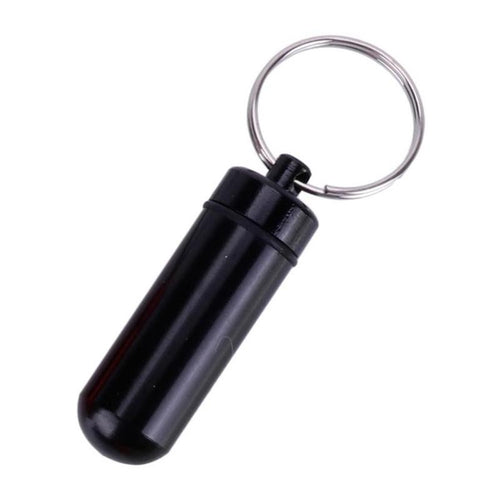 Proof D 'aluminum Water Box Medicine Organizer Pill Box Case Bottle Holder Container Keychain