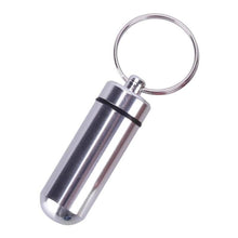 Load image into Gallery viewer, Proof D &#39;aluminum Water Box Medicine Organizer Pill Box Case Bottle Holder Container Keychain