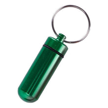 Load image into Gallery viewer, Proof D &#39;aluminum Water Box Medicine Organizer Pill Box Case Bottle Holder Container Keychain