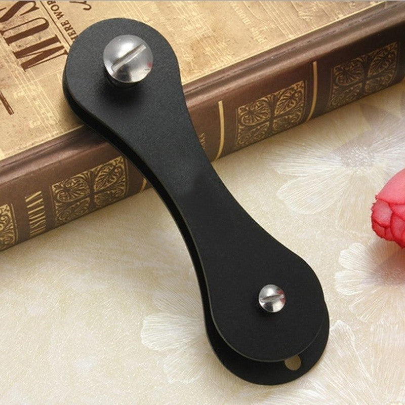 NEW Smart Keychain Hard Oxide Aluminum Key Holder Clip Folder Pocket Tool