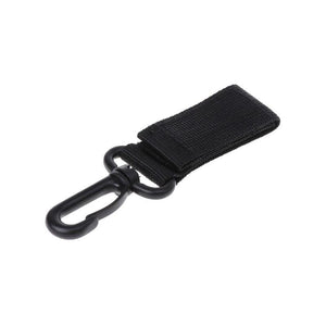 1PCS Outdoor Tactical Nylon Webbing Belt Hang Hook Buckle Keychain Backpack Carabiner