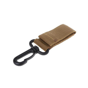 1PCS Outdoor Tactical Nylon Webbing Belt Hang Hook Buckle Keychain Backpack Carabiner