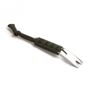 1PC EDC Gear Mini Crank Crowbar Pocket Pry Bar Keychain Multi Tool Survival Scraper Opener Outdoor Tools