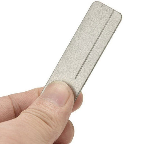 Fancy Pocket Diamond Stone Steel Sharpener Keychain for Knife Fish Hook Nail File
