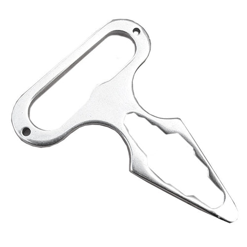 Stainless Steel Self Defense Keychain Multi Tool Bottle Opener Keychain EDC Gear