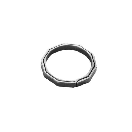 Titanium Alloy EDC Key Chain Outdoor Portable Keyring Buckle Key Ring Circle Octangle Camping Travel Goods