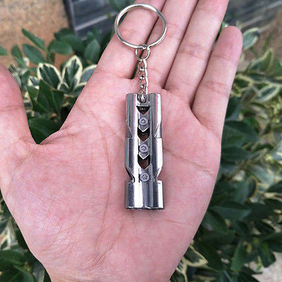 Whistle Outdoors Equipment High Score Bass Explosive Wild Quest Whistle Treble Metal Earthquake Life Saving Stainless Steel Whistle