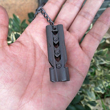 Load image into Gallery viewer, Whistle Outdoors Equipment High Score Bass Explosive Wild Quest Whistle Treble Metal Earthquake Life Saving Stainless Steel Whistle