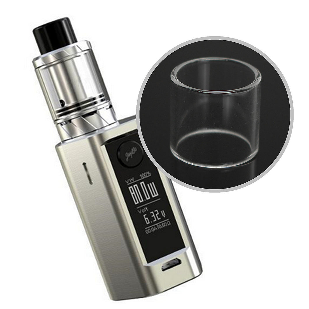 New Replacement Transparent Glass Tube Sleeve For Wismec Reuleaux Mini Kit 80W
