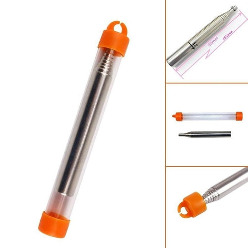 New Practical Blow Fire Tube Outdoor Portable Folding Assisted Fire Survival Tool Durable Camping