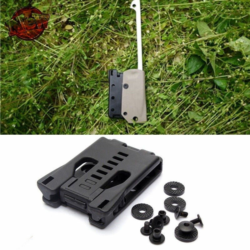 Tactical Molle Hanging Belt Carabiner KeyHook Webbing Buckle Strap Clip Backpack