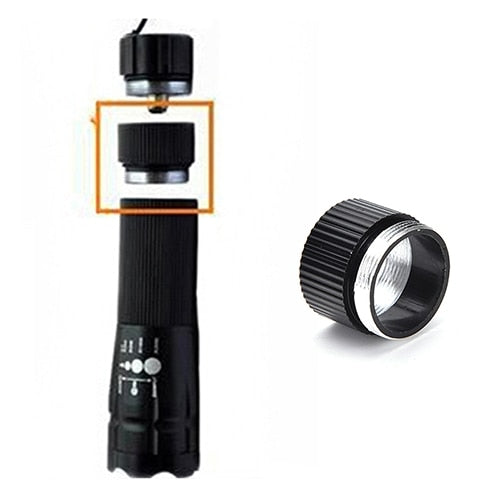 1PC Tube Extend Torch Extension Torch Extend For Flashlight Led Lamp Bike Lights Pipe Fast Shipping